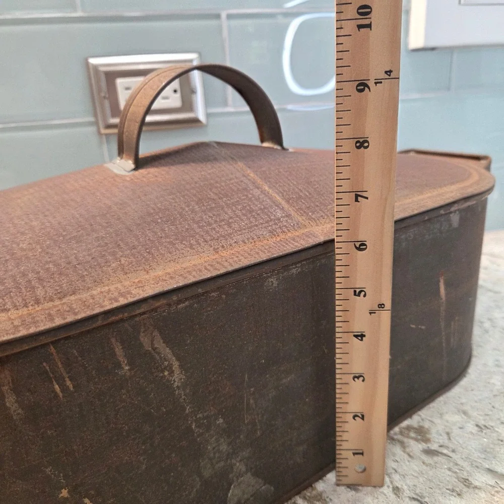 Antique Copper Oval Fish Poacher Fitted Lid Perforated Insert Farmhouse Patina
